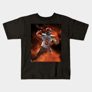 Baker M Cleveland Sports Art Kids T-Shirt